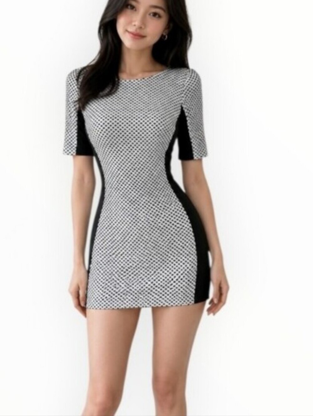 MaxandCleo~Size 2~Black/White "Sophia"Career Dress